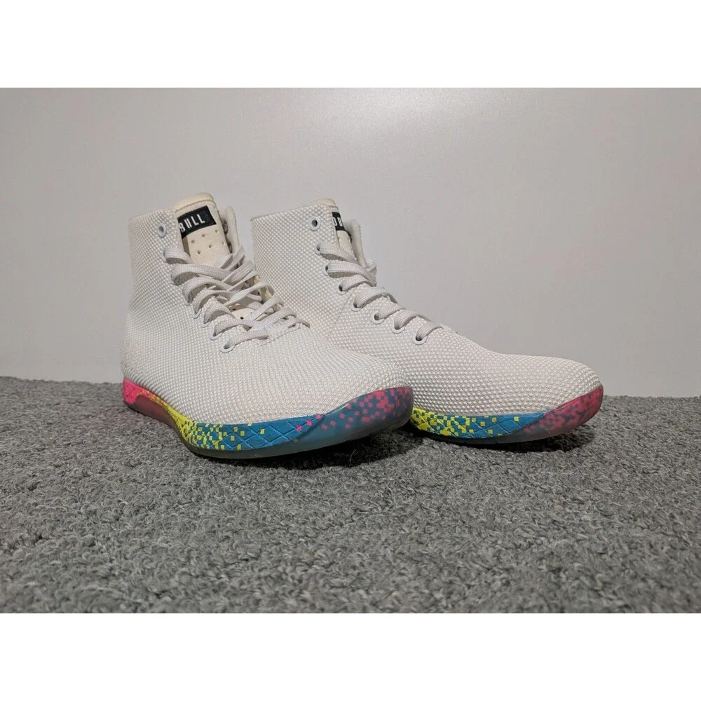 Nobull High Top Trainer Shoes Crossfit Training Superfabric Mens Size 10 White